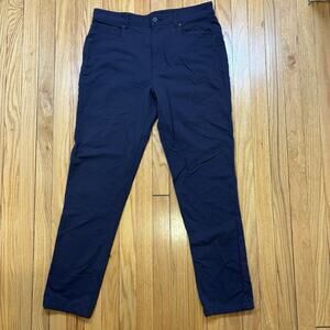 Western Rise Diversion Pants Men’s 34x30 Blue Pant Stretch Casual Travel Chino
